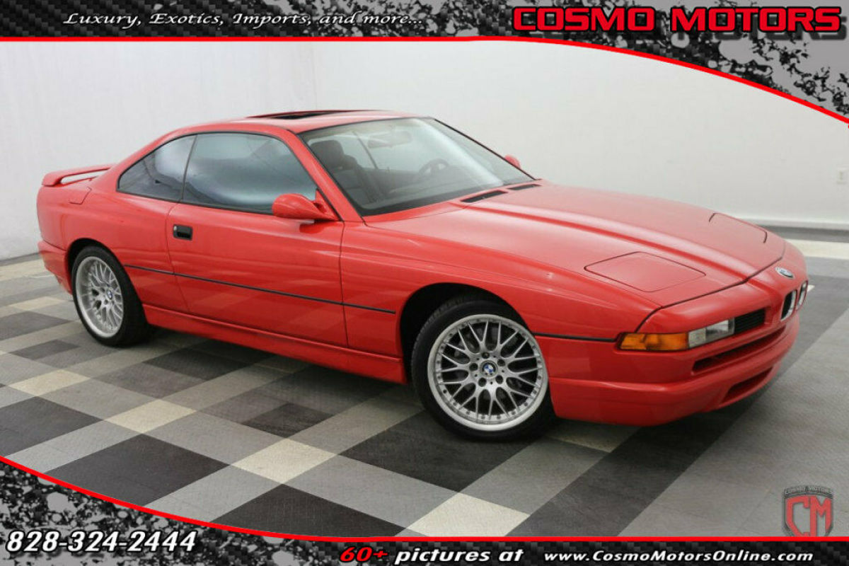 850i 8 Series 6-SPEED MANUAL - ENTHUSIAST OWNED - HTD SEATS - SUNROOF - AND MOR 1992 BMW 8-Series 850i