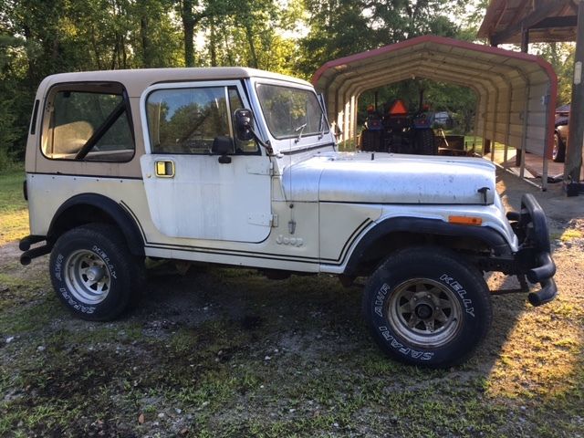 86 JEEP CJ 7 BASE - OFF ROAD, MUD BOGGING, ROCK CLIMBER, HUNTING, PARTS 1986 Jeep CJ