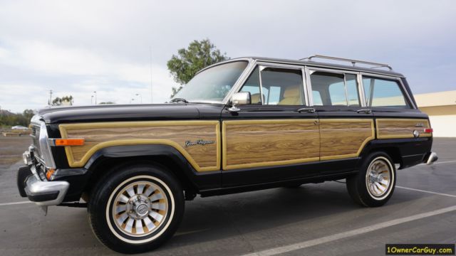 87 Jeep Grand Wagoneer Woody FSJ 4X4 V8 Team Jeep Wagoneer Classic Woodie SJ 1987 Jeep Wagoneer SJ Woodie