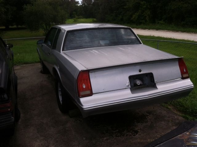 87 monte carlo ss with now drivetrain or interior. good candidate for restoratio 1987 Chevrolet Monte Carlo