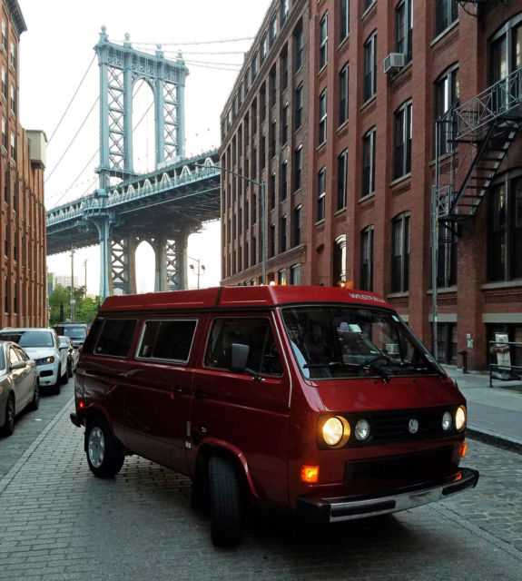 87 Titian Red Westfalia, <79K OG Miles, Garaged, Stock, 3rd Owner, Near Perfect 1987 Volkswagen Bus/Vanagon