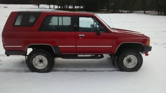 87 Toyota 4-Runner SR5 4x4 5-Speed 22RE 186k Orig Miles 84 85 86 Deluxe Red A/C 1987 Toyota 4Runner SR5