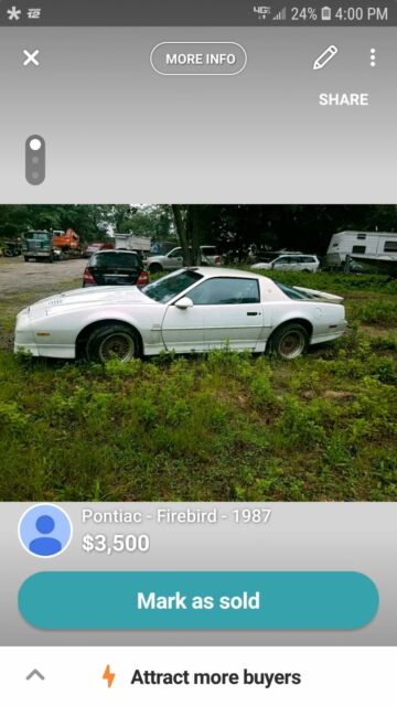 1987 Pontiac Trans Am Full ground effects