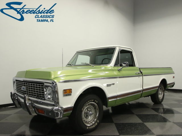 87K ACT MILES, QUALITY C10, FACTORY COLORS, GORGEOUS PAINT, 350, COLD AC, PS, PB 1972 Chevrolet C10