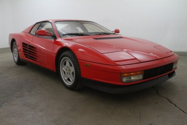 89 Ferrari Testarossa 5 Speed Manual AC Power Windows Mechanically Sound 1989 Ferrari Testarossa