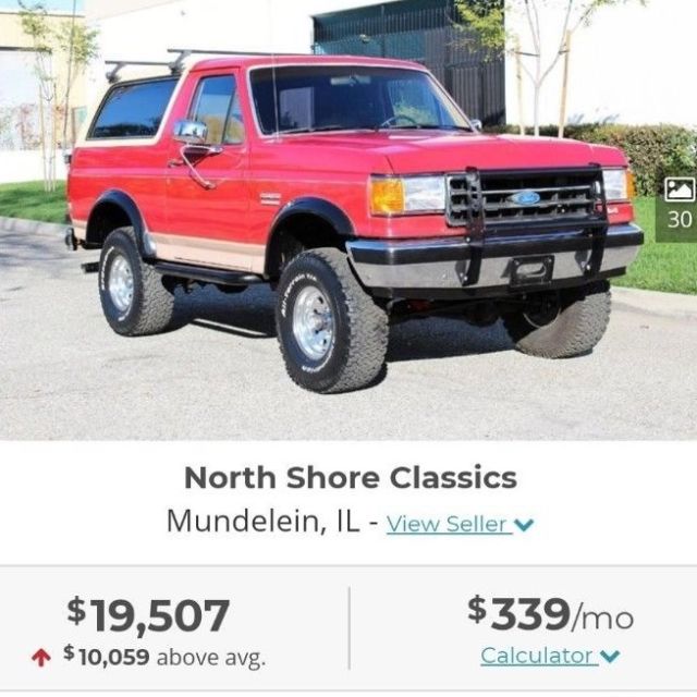 1989 Ford Bronco Eddie Bauer - photo 7