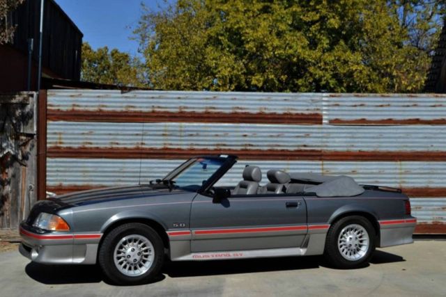 89 GT Convertible, 41K Orig Miles, Auto, BONE STOCK !! 1989 Ford Mustang GT