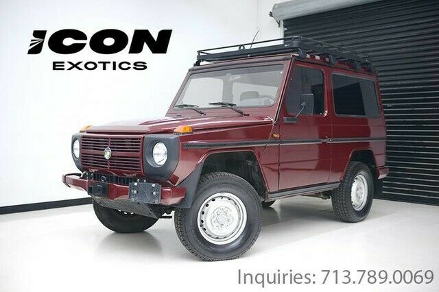 89 MERCEDES BENZ PUCH 300 GD STEYR DAIMLER 4WD 1989 Mercedes-Benz G-Class