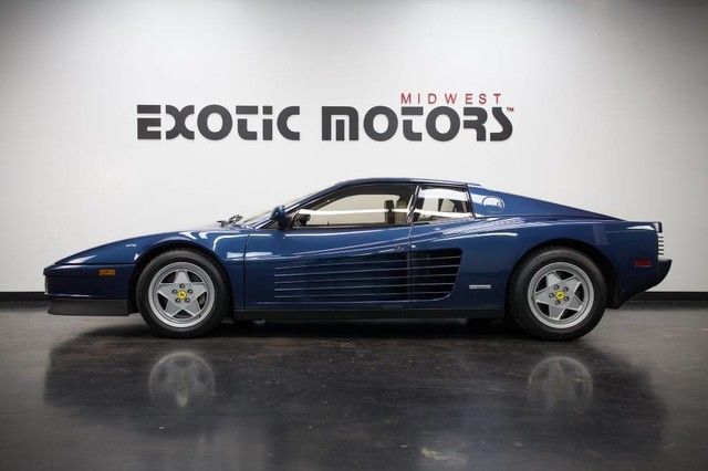 89 Testarossa Sera Blu on Grey SERVICED with RECORDS! Collectible, Rare! 1989 Ferrari Other Coupe