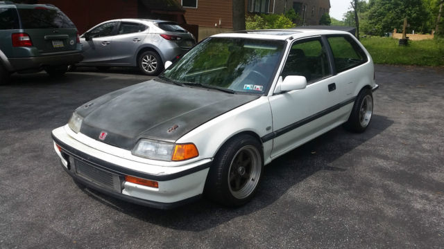 90 Honda Civic SI Hatchback EF - Turbo B18B - Tuned 325whp - 1988 1989 1990 1991 1990 Honda Civic si