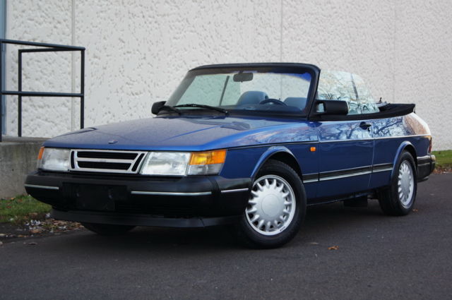 900 S TURBO CONVERTIBLE COUPE LEATHER RUNS & DRIVES GREAT 1993 Saab 900 2dr Coupe