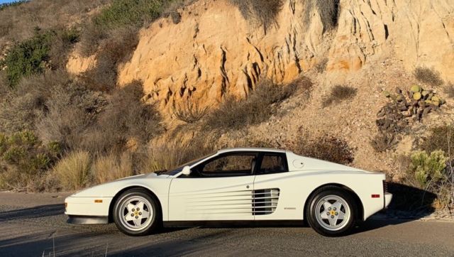 9,020 Miles(!) - Type F110 - Original Condition - Recent Major Svc. 1991 Ferrari Testarossa ~ Rare "Bianco" ~ 3.9L F12 ~ Last Year Of Orig. TR