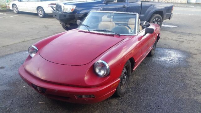 91 Alfa Romeo, 56k, Automatic 1991 Alfa Romeo Spider 2 Door