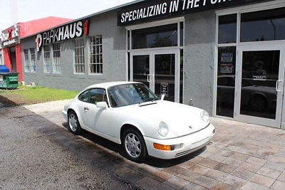 911 Carrera C4 964 Coupe Documented Miles Original Window Sticker Ice Cold A/C 1991 Porsche 911 2dr Coupe 4