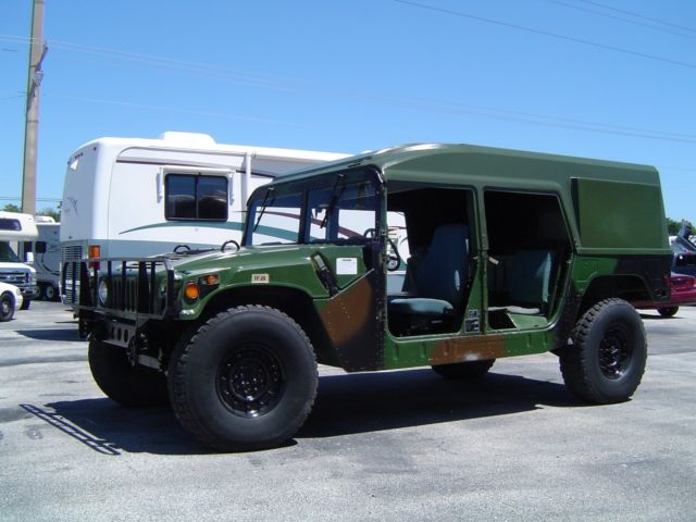 92 Florida H1 Hummer military 6.2L diesel camo hardtop Humvee 0nly 36k runsgreat 1992 Hummer H1