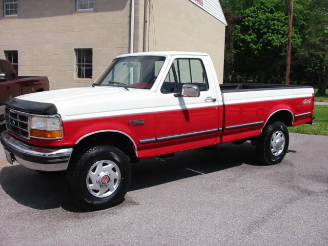 92 Ford F250XLT 4WD 5 speed 7.3 IDI International Diesel 166K OREGON RUSTFREE 1992 Ford F-250 XLT Standard Cab Pickup 2-Door