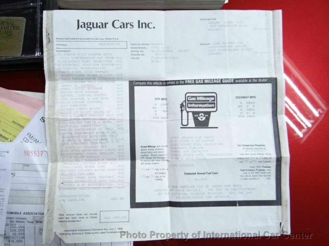 1992 Jaguar XJS 2dr Coupe - photo 5