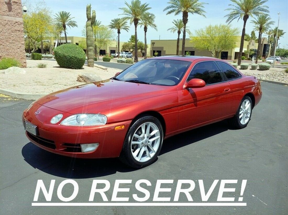 92 LEXUS SC 300-ONE OWNER-LOW MILES-TWO SETS OF WHEELS-EXTRA CLEAN-NON SMOKER 1992 Lexus SC NO RESERVE! GARNET PEARL RED -ONE OWNER -MOONROOF