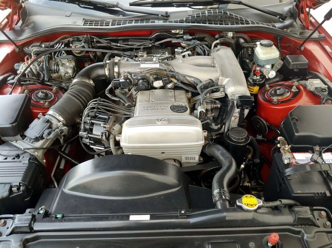 1992 Lexus SC NO RESERVE! GARNET PEARL RED -ONE OWNER -MOONROOF - photo 12