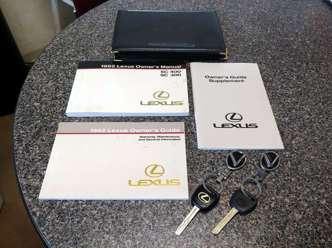 1992 Lexus SC NO RESERVE! GARNET PEARL RED -ONE OWNER -MOONROOF - photo 13