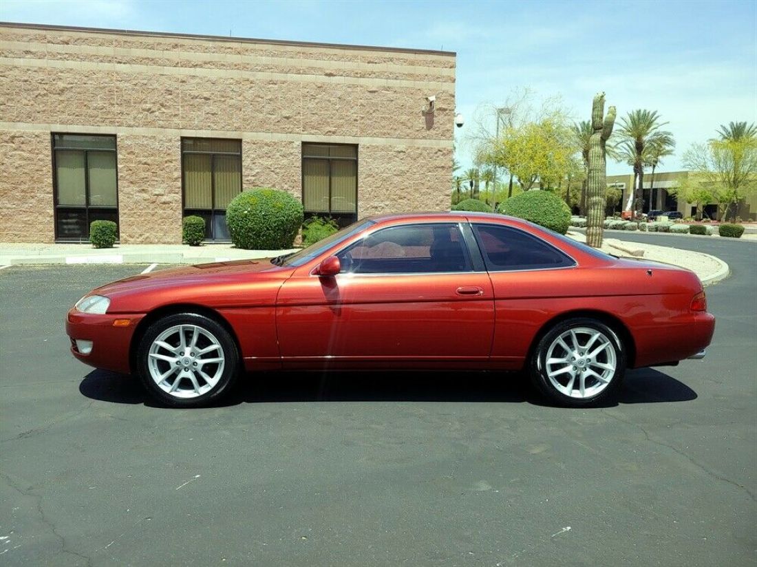 1992 Lexus SC NO RESERVE! GARNET PEARL RED -ONE OWNER -MOONROOF - photo 2