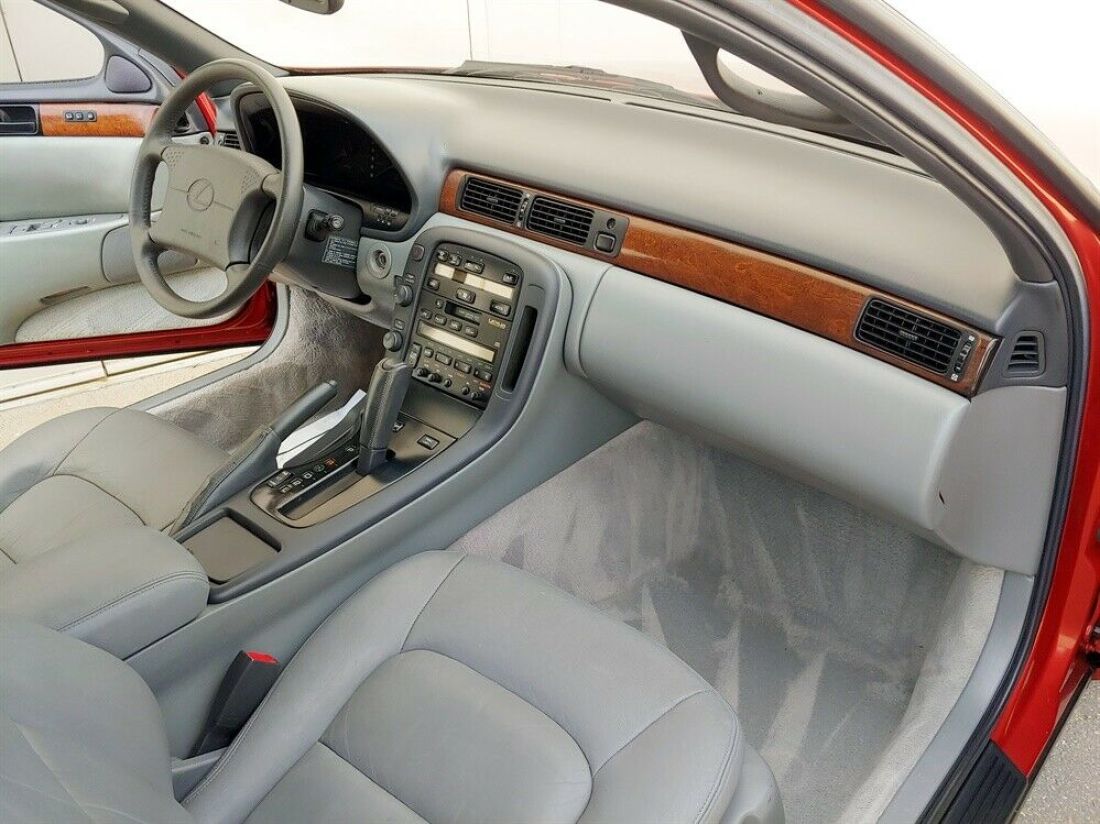 1992 Lexus SC NO RESERVE! GARNET PEARL RED -ONE OWNER -MOONROOF - photo 9