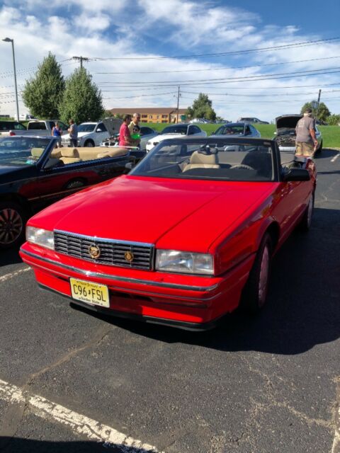 1993 Cadillac Allante Red with tan interior - photo 11