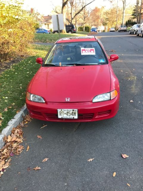 93 Honda Civic EX coupe in great condition, Low 129K Miles! Red 1993 Honda Civic EX