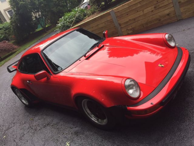 930 Turbo Guards Red/ Black, Sports Seats, Top-End Rebuild 500 miles ago 1986 Porsche 911 911 TURBO (930)