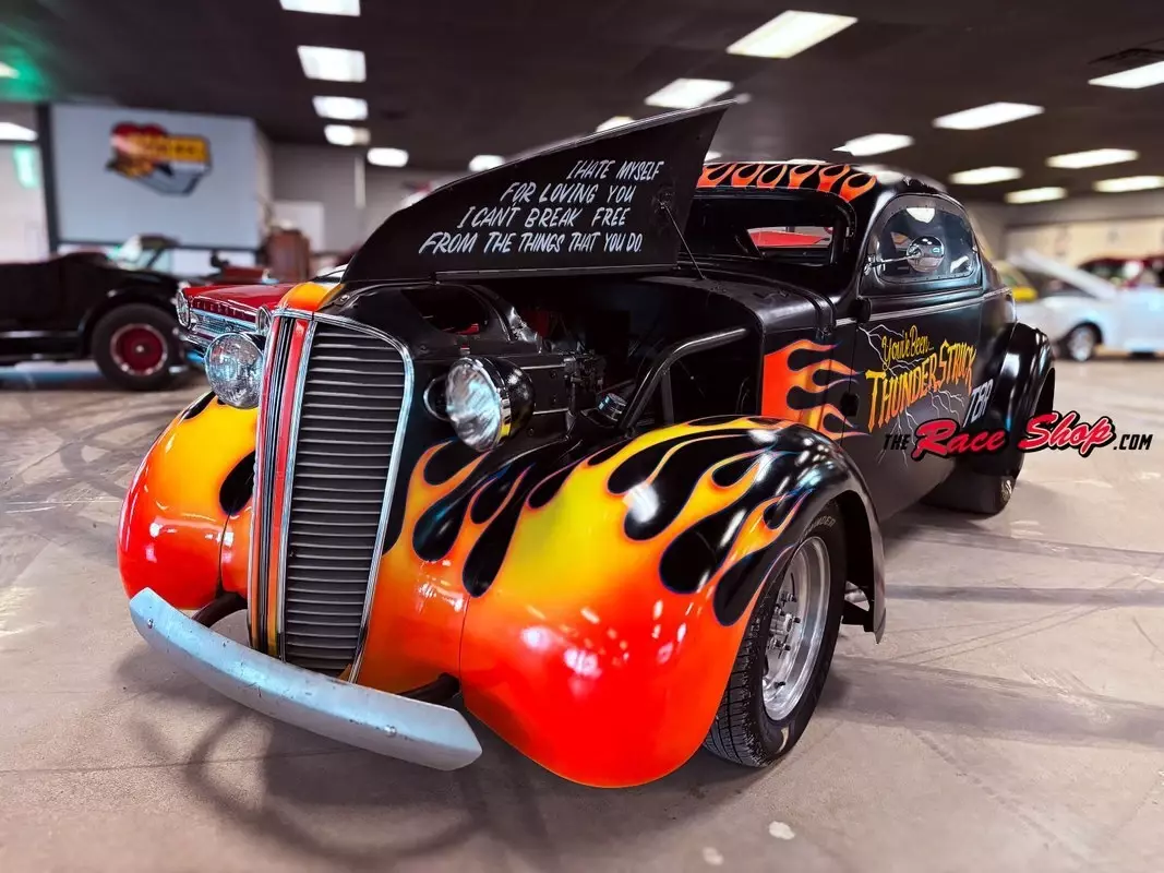 937 Dodge “Thunderstruck” Drag Coupe – 383 Stroker / Track-Only Monster 1937 Dodge Custom Drag Car