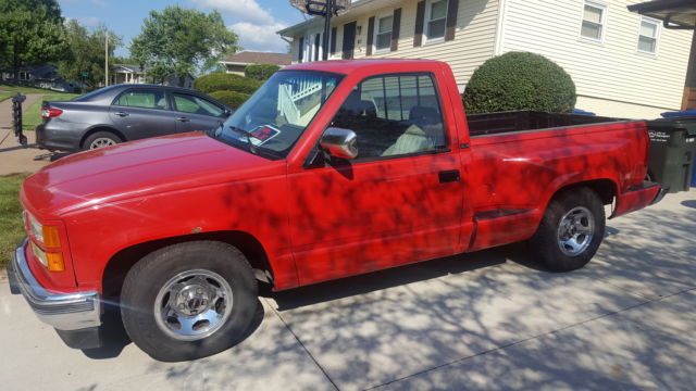 94 GMC Sierra C1500 SLE Short box step side 350 V8 w/ OD full option rare truck 1994 GMC Sierra 1500