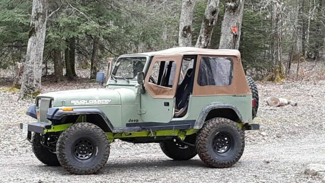 94 JEEP WRANGLER WITH A "NEW FRAME" 1994 Jeep Wrangler