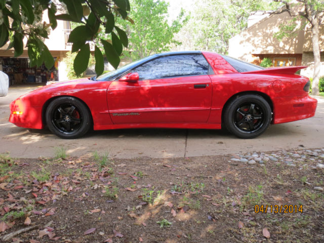 94 Pontiac Trans Am Formula Firebird 6-Speed Red 1994 Pontiac Trans Am Trans Am Formula Spoiler Package