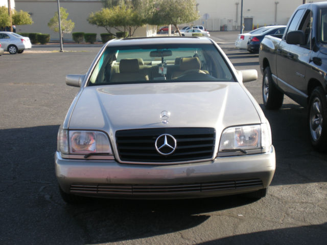 94' Merc Benz S-420,140,rebuilt motor,TRANSMISSION NEEDS REVERSE REBUILT 1994 Mercedes-Benz S-Class S-420