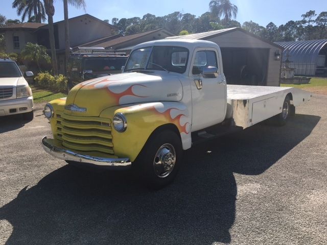 !947 Chevy ramp Truck big block Modified truck street rod hot rod Hauler 1947 Chevrolet Chevrolet Ramp truck