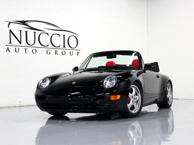 95 PORSCHE 911 CAB - BLACK / RED WITH ONLY 51K MILES! NEW TOP! GREAT CONDITION! 1995 Porsche 911 CABRIOLET
