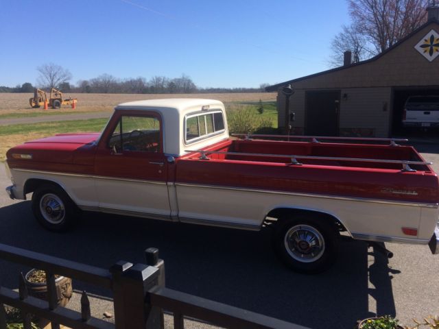 968 Ford F-100 Ranger Pickup Truck 65000 Original Miles North Carolina Truck 1968 Ford F-100