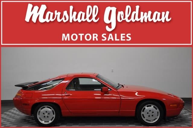 988 PORSCHE 928S4 GUARDS RED /TAN 9700 MILES 5 SPEED ORIGINAL WINDOW STICKER 1988 Porsche 928