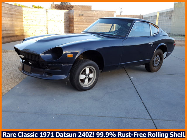 99.,9% RUST-FREE 1971 DATSUN 240Z ROLLING SHELL WITH NEW PAINT! GREAT FIND! 1971 Datsun Z-Series 240Z