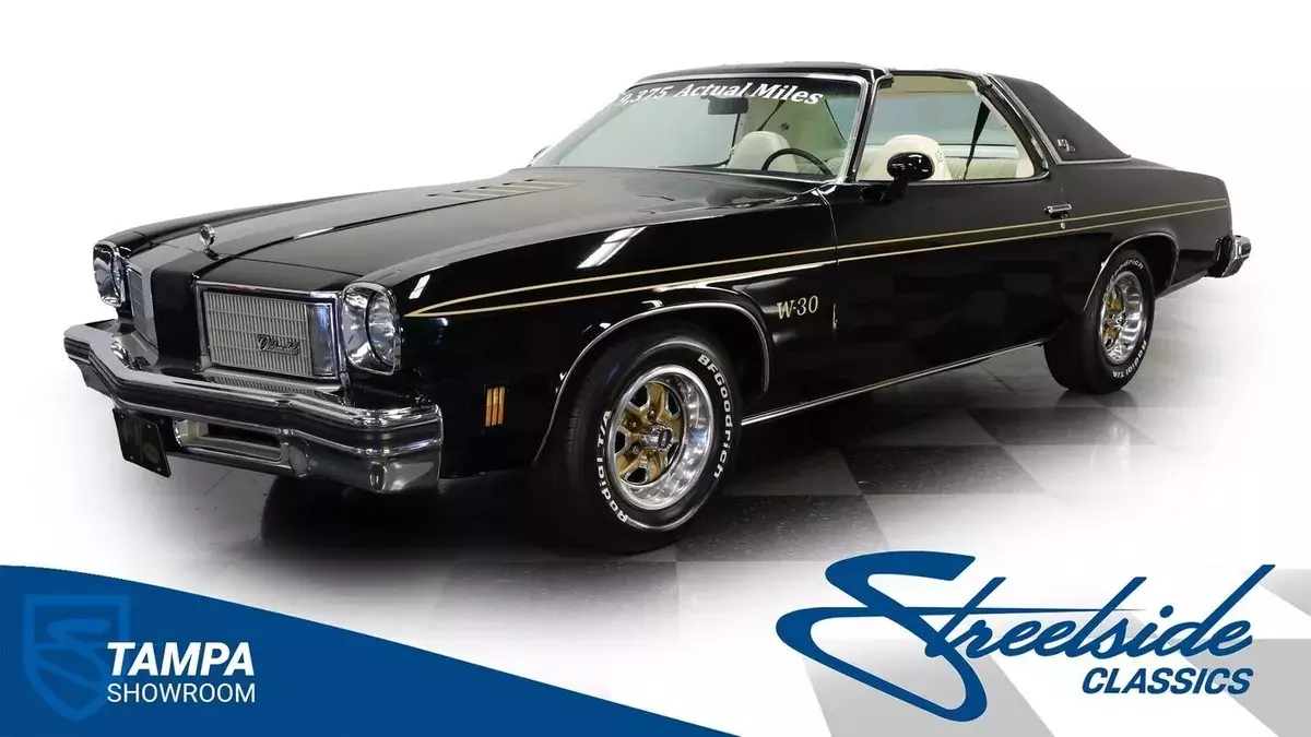 9K ACTUAL MILES NUMBERS MATCHING 455 V8 AND TH400 AUTOMATIC T TOPS RARE W-30 WAR 1975 Oldsmobile Cutlass Hurst/Olds W-30