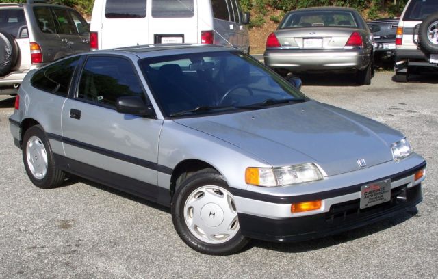 A-100%-ALL-STOCK-ZERO-RUST-CA-CAR-5-SPEED-1.6L-PWR-SUNROOF-SHARP-ALLOY-HATCHBACK 1989 Honda CRX Si A GEM SEE 100 PICS TURN KEY SERVICED INSPECTED