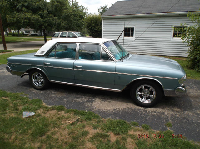 A 1964 Rambler Ambassador 990 Blue with white top. 1964 AMC Other