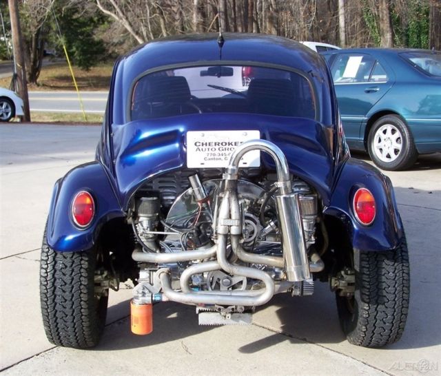 1972 Volkswagen Beetle - Classic BAJA 2100CC STROKER 4-SPEED RESTORED DRIVER QUALITY RAIL BUG - photo 6
