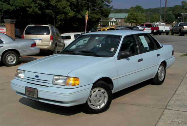 A BABY BLUE COLD A/C PWR SEAT SURVIVOR COMP 2 MERCURY TOPAZ ESCORT FOCUS FUZION 1992 Ford Tempo 1-OWNER 28K GL PRISTINE QUALITY ORG PAINT 2.3L FUEL INJ CRUISE