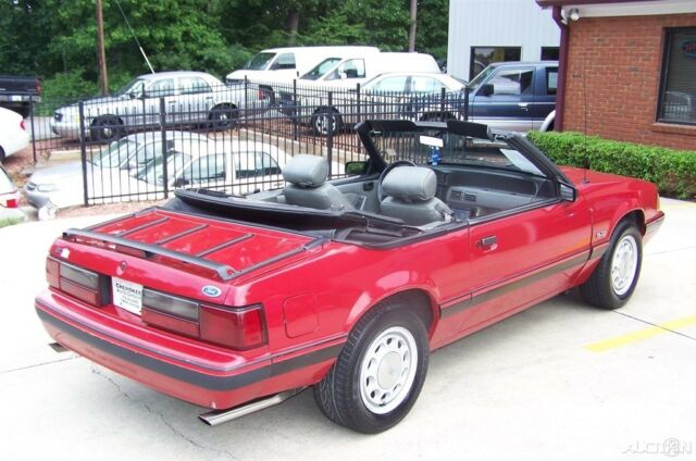 1987 Ford Mustang LX 5.0L 5-SPEED 302 V8 A/C GT LEATHER SPORT STYLE BUCKETS - photo 3