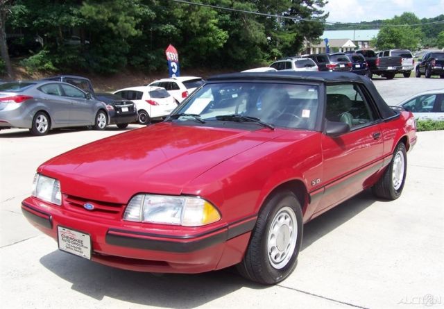 1987 Ford Mustang LX 5.0L 5-SPEED 302 V8 A/C GT LEATHER SPORT STYLE BUCKETS - photo 4