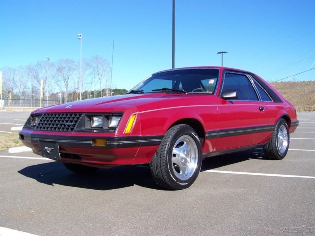 1981 Ford Mustang GL 24K ORG MILES 4-SPEED 2.3L COLD AC NEW TRX SHARP FOX BODY