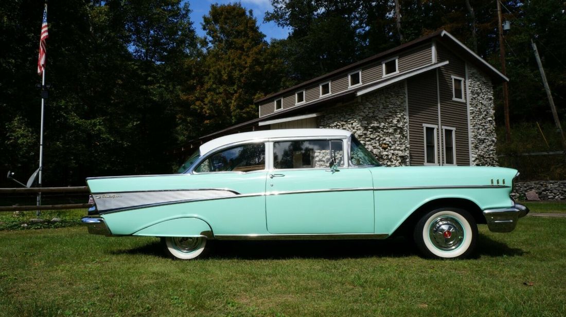 1957 Chevrolet Bel Air/150/210 POWER DISC BRAKES, CRUISE, LOW MILES