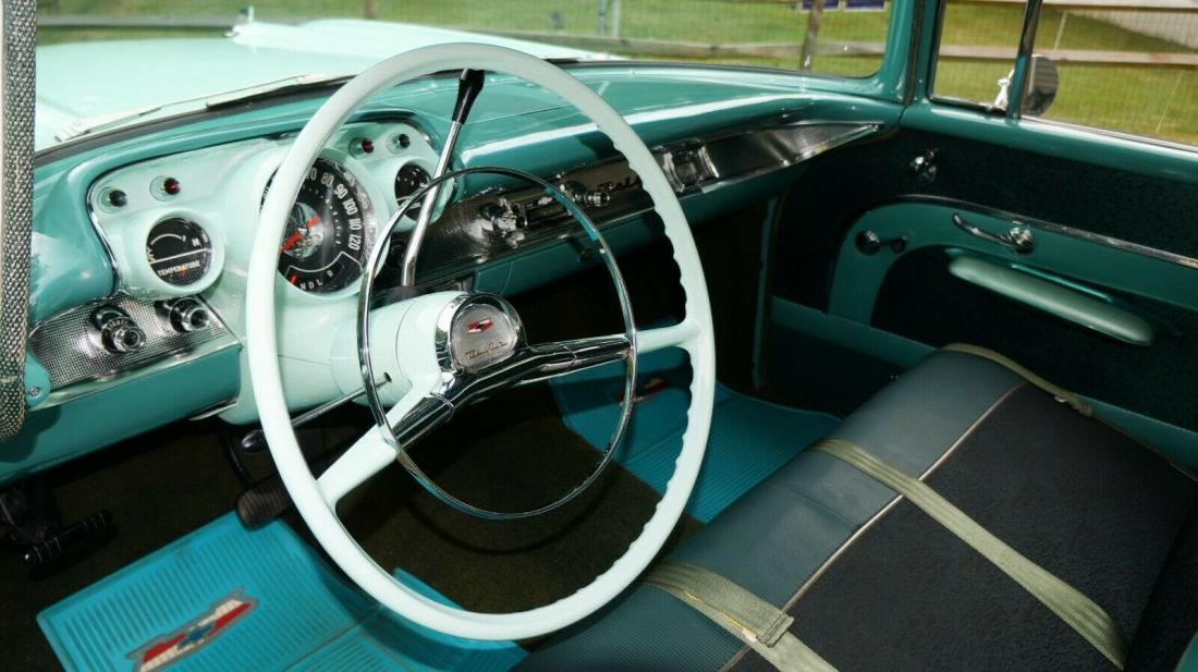 1957 Chevrolet Bel Air/150/210 POWER DISC BRAKES, CRUISE, LOW MILES - photo 12