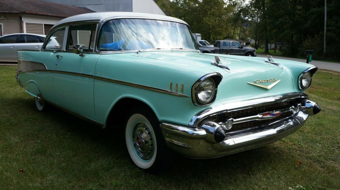 1957 Chevrolet Bel Air/150/210 POWER DISC BRAKES, CRUISE, LOW MILES - photo 2